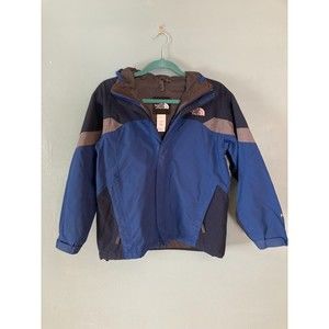 The North Face boys Approach raincoat jacket with attached hood size large